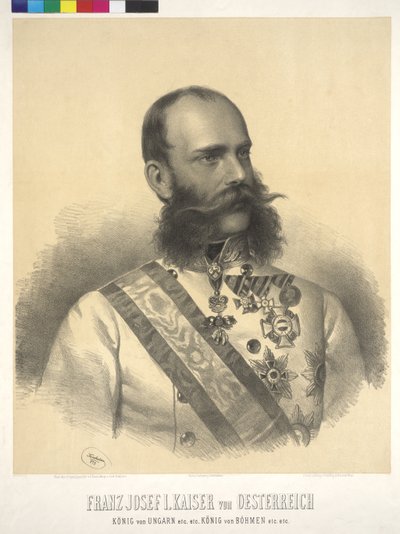Østerrikes keiser Franz Josef I av Josef Nikolaus Kriehuber