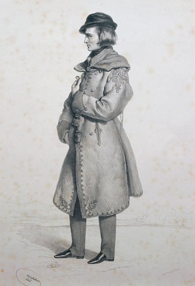 Portrett av Franz Liszt (Raiding av Josef Nikolaus Kriehuber