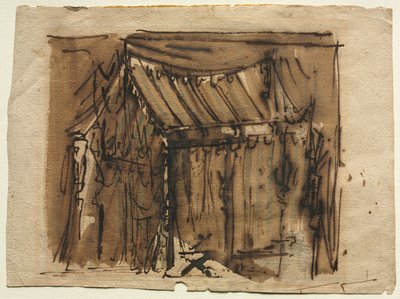 Tent (recto); Two Sketches (verso)   1308376   no       norwegian Successfully Translated  Original: Lucretia Stabbing Herself, late 15th - early 16th century. Translat: Lucretia Stabbing Herself, late 15th - early 16th century. 1209365 no norwegian Succes av Josef Platzer