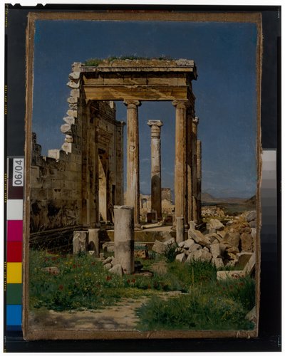 Forum Romanum (olje på lerret) av Josef Theodor Hansen