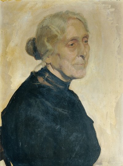 Portrett av en gammel dame av Josef Wawra