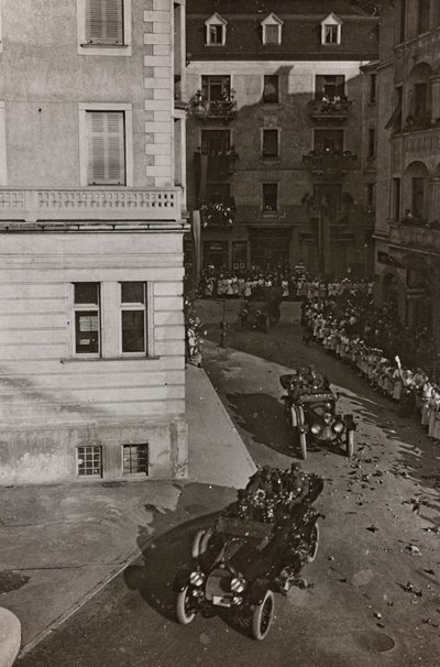 Album "Min verdenskrig - minner fra den sørvestlige fronten i Kärnten, Italia, Trentino-Alto Adige) 31/03/1915-12/11/ 1918 - Josef Zohles Vienna ": militære kjøretøy i Villac av Josef Zohles