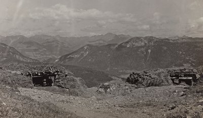 Album "Min verdenskrig - minner om den sørvestlige fronten i Kärnten, Italia, Trentino-Alto Adige) 31/03/1915-12/11/ 1918 - Josef Zohles Vienna ": tilfluktsrom for våpen i Al av Josef Zohles