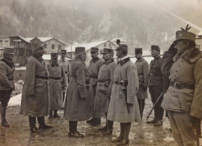 Album "Min verdenskrig - minner om den sørvestlige fronten i Kärnten, Italia, Trentino-Alto Adige) 31/03/1915-12/11/ 1918 - Josef Zohles Wien ": Erkehertugen Fredrik av av Josef Zohles