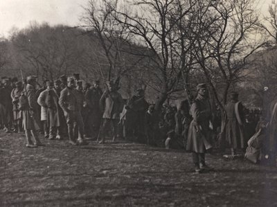 Album "Min verdenskrig - minner fra den sørvestlige fronten i Kärnten, Italia, Trentino-Alto Adige) 31/03/1915-12/11/ 1918 - Josef Zohles Wien ": fanger (s/hv-foto) av Josef Zohles