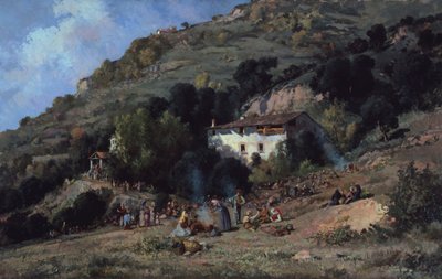 Katalansk folkefestival "aplec" av Josep Berga Boix