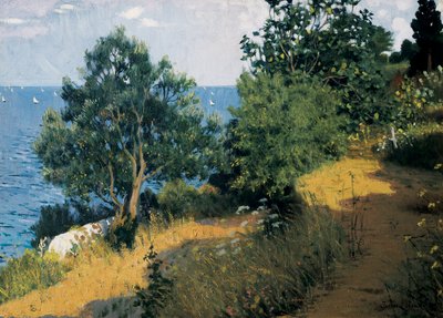 Vilassar kysten Maleri av Joan LLIMONA i BRUGUERA (1860-1926) Olje på lerret. Barcelona, ​​Montserrat-museet. av Josep Llimona Bruguera