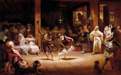 Oljelampens dans av Josep Llovera Bofill