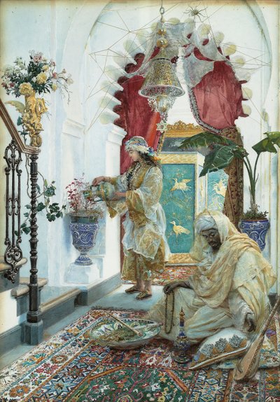 Et orientalsk atrium av Josep Tapiro Baro