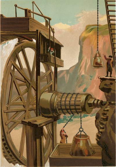 Agricola styrer gruvene til Freyberg av Josep or Jose Planella Coromina