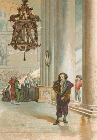 Galileo i katedralen i Pisa av Josep or Jose Planella Coromina