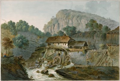 Erste Mühle von Puidoux von Joseph-Emmanuel Curty