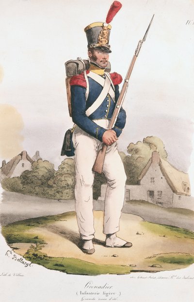 Grenadervakt av Joseph Louis Hippolyte Bellange