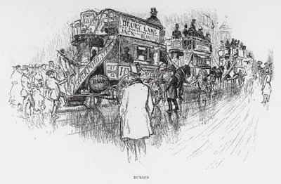 Busser (litho) av Joseph (after) Pennell