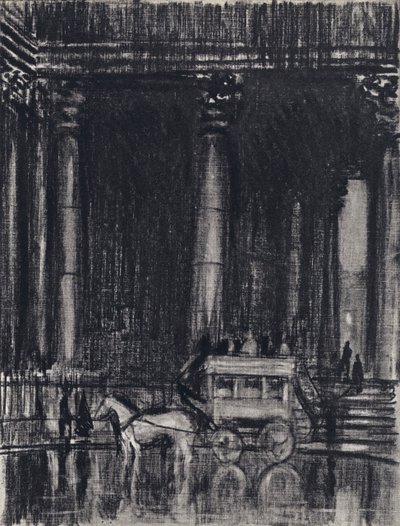St Martin's Porch (litho) av Joseph (after) Pennell