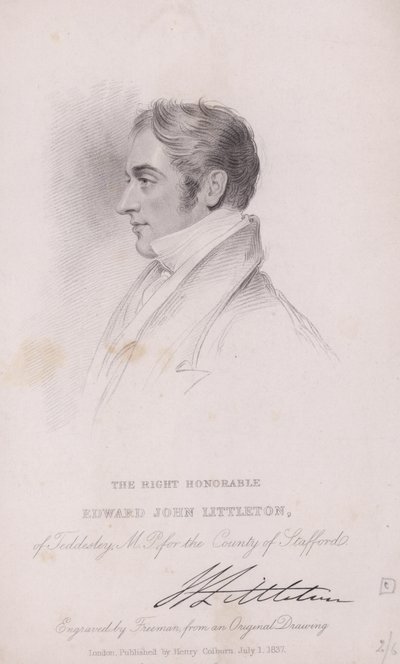 Edward Littleton av Joseph (after) Slater
