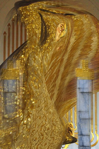 Gull jente av Joseph Angilella Auquier