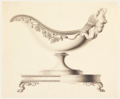 Design for en sausbåt av Joseph Anton Seethaler Ii