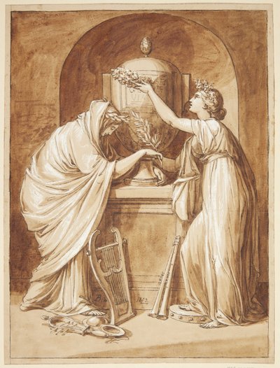 Allegorisk tegning av Joseph Bergler