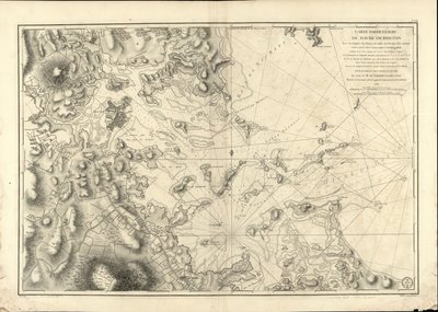 Et spesielt kart over havnen i Boston, som viser sondene, sandstengene, steinene, amaien og andre retninger som er nyttige i navigasjon. av Joseph Bernard; Des Barres Chabert