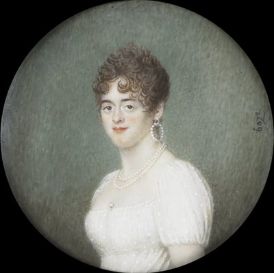 Portrett av Cornelia Pull (d 1809). Kone til Gerrit Jan van Houten av Joseph Boze