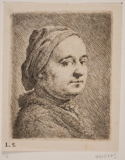 Byste av en middelaldrende mann av Joseph Brecheisen