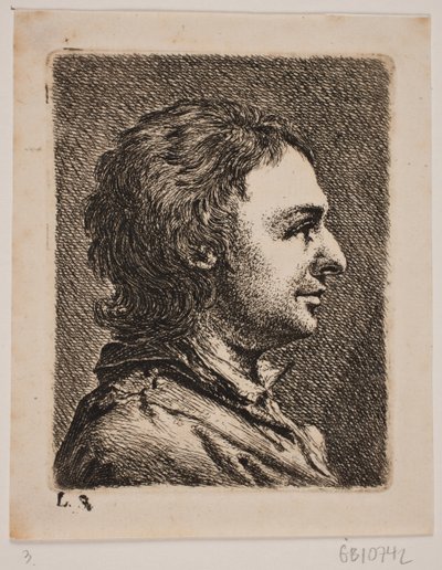 Byste av en yngre mann av Joseph Brecheisen