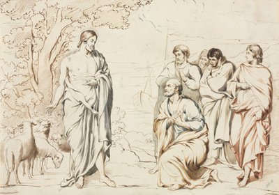 Kristus og hans disipler. av Joseph Brett