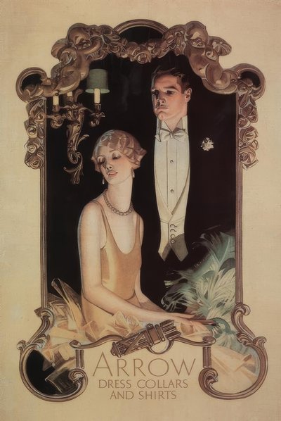 Arrow Dress krager og skjorter av Joseph C. Leyendecker