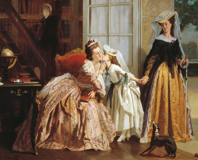 Marie Antoinette (olje på lerret) av Joseph Caraud