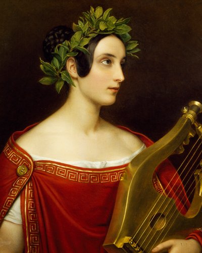 Lady Theresa Spence i rollen som Sappho av Joseph Carl Stieler