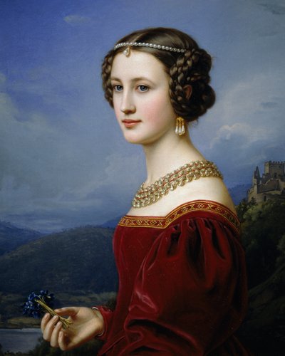 Portrett av Cornelia Vetterlein av Joseph Carl Stieler