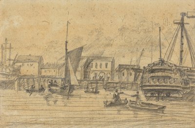 Havnescene av Joseph Cartwright