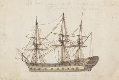 Sixty-six Guns: Single Fregate av Joseph Cartwright