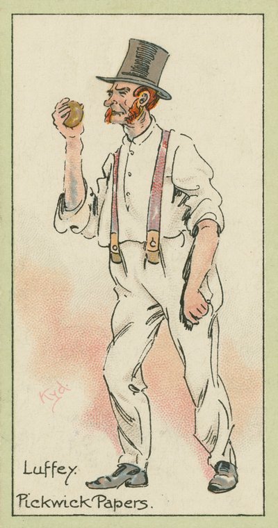 Luffey, Pickwick-papir (fargelito) av Joseph Clayton (1856-1937) (after) Clarke