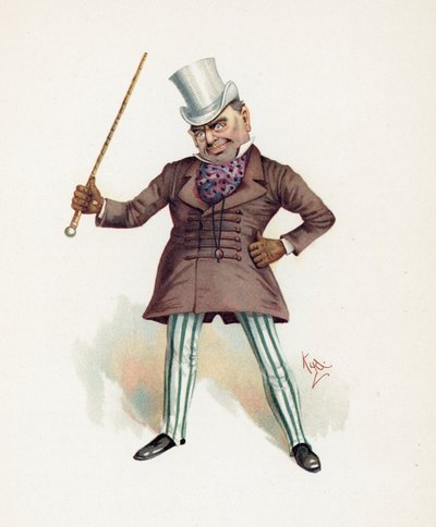 Major Bagstock, illustrasjon fra 