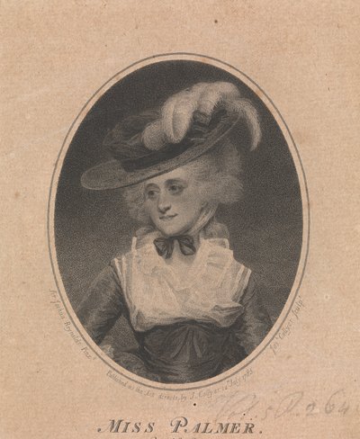 Frøken Mary Palmer av Joseph Collyer