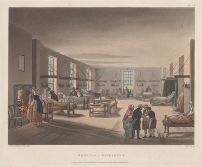Hospital, Middlesex, 1. april 1809., 1. april 1809. av Joseph Constantine Stadler