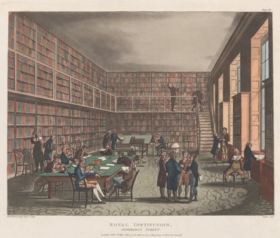 Royal Institution, Albemarle Street, 1. mai 1809., 1. mai 1809. av Joseph Constantine Stadler