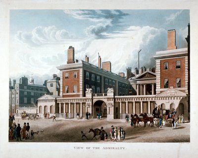 Admiralitetet, Whitehall, Westminster, London, 1818 av Joseph Constantine Stadler