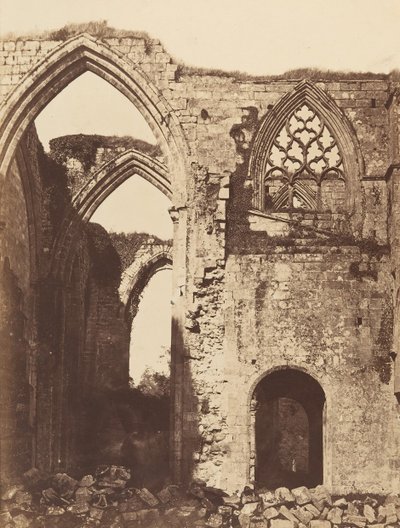 Bolton Priory. Fra sør, 1850-årene. av Joseph Cundall