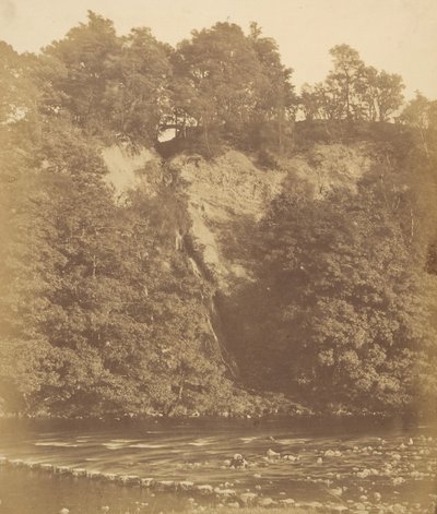 Bolton Priory. Stepping Stones, 1850-tallet. av Joseph Cundall