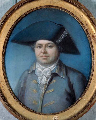 Portrett av Georges Cadoudal (1771-1804) Han er en av de mest kjente Chouanene. Maleri av Joseph Ducreux (1735-1802). 18. århundre. Orleans, Museum of Fine Arts av Joseph Ducreux