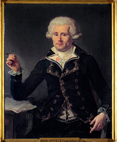 Portrett av Louis Antoine, greve av Bougainville (1729-1811). Maleri av Joseph Ducreux (1735-1802). 1793. Dim 0,91x0,72. Musee du Chateau, Versailles. - Portrett av Louis Antoine, greve av Bougainville (1729-1811). Maleri av Joseph Ducreux (1735-1802) av Joseph Ducreux