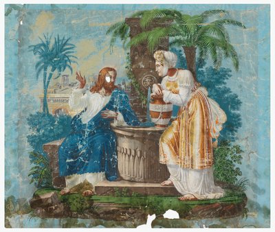 Kristus og kvinnen i Samaria av Joseph Dufour et Cie.