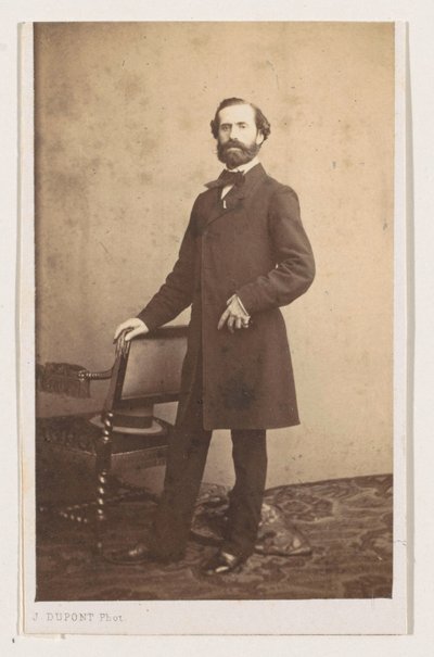 Portrett i full lengde av maleren Joseph Bellemans L