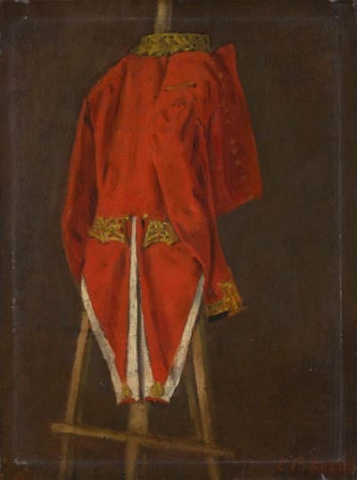 Studie av en frakk som tilhører John, 11. jarl av Westmorland av Joseph Edgar Boehm