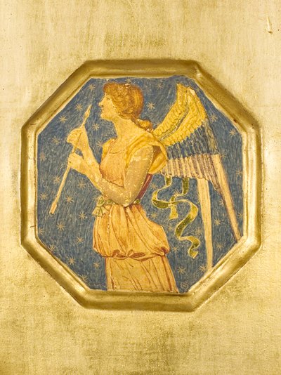 Engel med pil, detalj fra Crystofore av Joseph Edward Southall