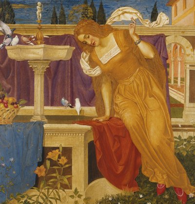 Skjønnhet å se bildet av hennes hjem i fontenen av Joseph Edward Southall