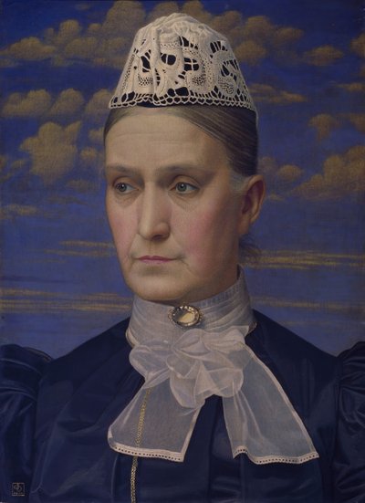 Portrett av kunstnerens mor, 1902. av Joseph Edward Southall